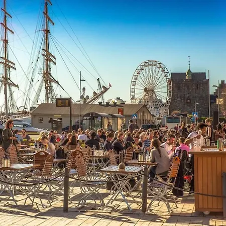 Dinbnb Homes I 700m To Bryggen & Street Parking Vakantiehuis